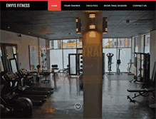 Tablet Screenshot of envysfitness.com